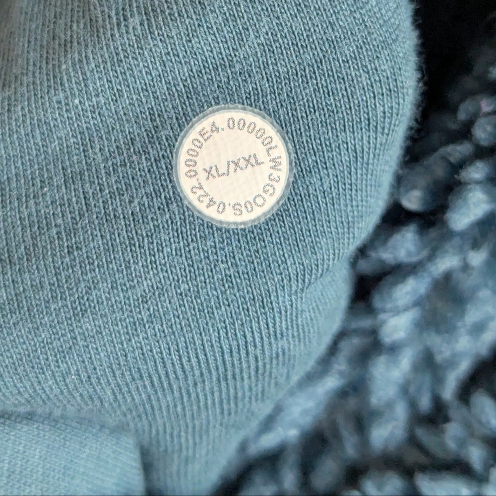 Lululemon Scuba Oversized Cropped Sherpa Fleece Funnel 1/2 Zip Pullover XL XXL - Picture 13 of 14